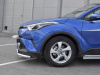 Фото Защита переднего бампера d63 секции-d75x42 дуга TOYOTA C-HR 2018-