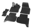 Автомобильные коврики Rival для Volkswagen Tiguan 5-дв. 2017-н.в., полиуретан, с крепежом, с перемычкой, 5 шт., 15805006