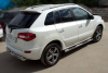 Фото Пороги труба d76 с накладками (вариант 3) RENAULT Koleos 2012-2016