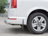 Фото Защита заднего бампера 75х42 дуга VOLKSWAGEN Multivan Caravella Transporter Т6 2016 (короткая база)