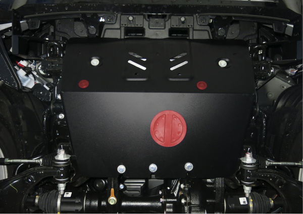 Фото Защита радиатора АвтоБроня (часть 1) для Toyota Land Cruiser 150 Prado 2009-2013 2013-2017 2017-н.в.