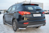 Фото Защита заднего бампера уголки d63 HYUNDAI Santa Fe 2012-2015