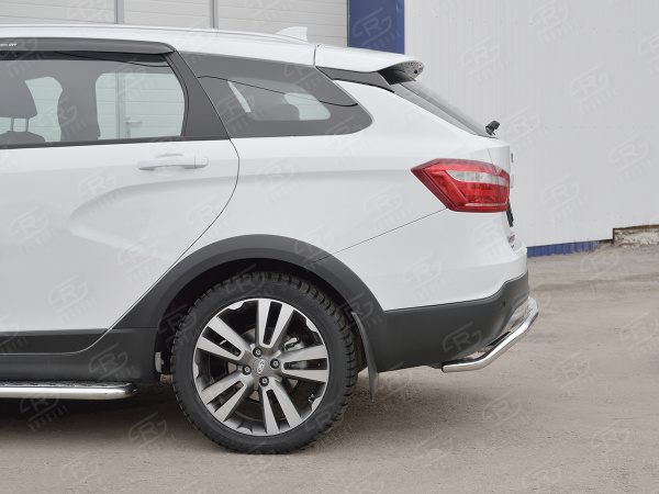 Фото Защита заднего бампера d42 волна LADA VESTA SW CROSS 2017-