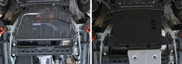 Фото Защита РК Автоброня для Mitsubishi Pajero IV, V - 3,0; 3,2(188hp, 200hp); 3,8 2006-2011 2011-2016