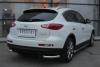 Фото Защита заднего бампера уголки d63(секции) INFINITI QX 50 2014-2016