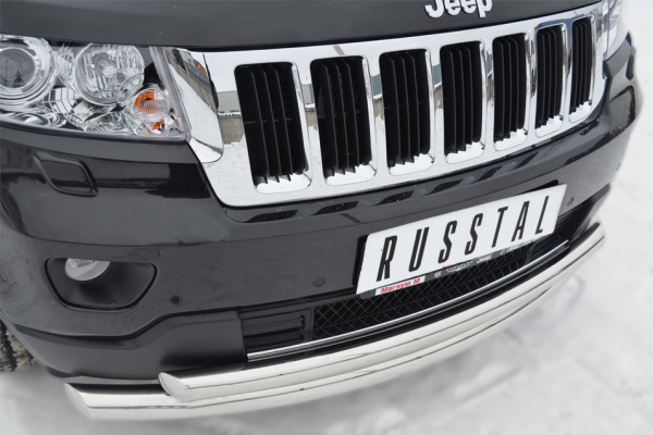 Фото Защита переднего бампера d76/63 (дуги) JEEP Grand Cherokee 2012