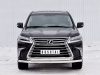 Защита переднего бампера d63 секция-d63 дуга LEXUS LX450d-LX570 2015 (кроме F-Sport)