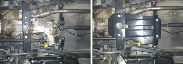 Фото Защита КПП и РК Автоброня для UAZ Patriot 2013-2014 2014-2016 2016-