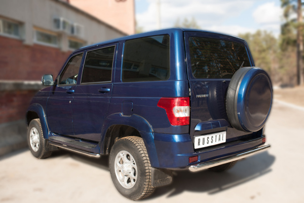 Фото Защита заднего бампера d63 (дуга) UAZ Patriot 2014