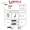 Фаркоп Imiola для FIAT Doblo 2001-2009, FIAT Doblo сборки Россия 2009-, вкл. Cargo, вкл. Panorama