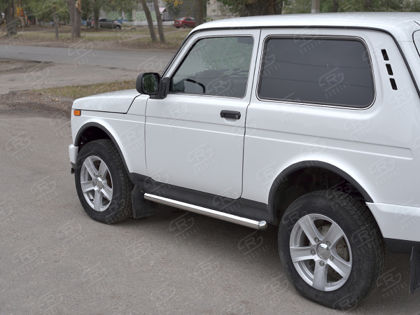 Фото Пороги труба d63 (вариант 3) 3дв. LADA 4x4 URBAN 2014-