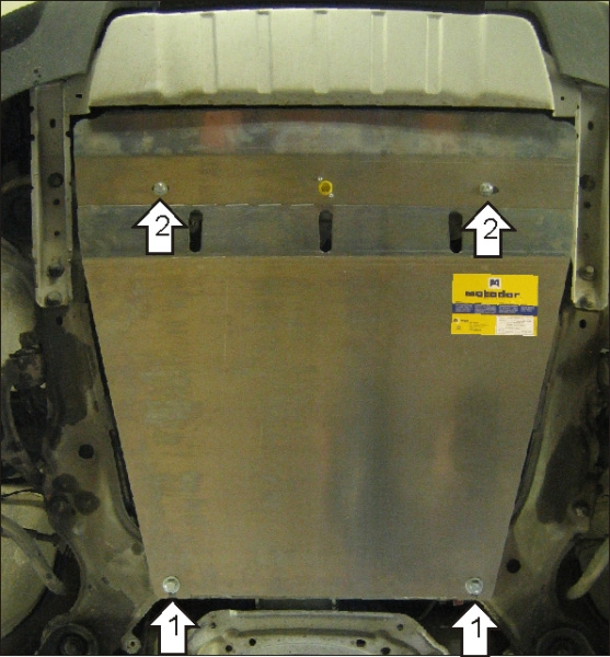 Фото Защита алюминиевая Мотодор Volvo XC90 2002-2015