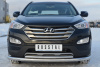 Защита переднего бампера d76/42 (секции-дуга) HYUNDAI Santa Fe 2012-2015
