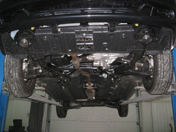 Фото Защита Альфеко для картера двигателя и кпп Hyundai Accent ТагАЗ (V-все, 2000-)
