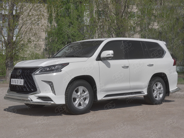 Фото Защита переднего бампера d63 секцLEXUS LX450d-LX570 (TRD Superior) 2015-