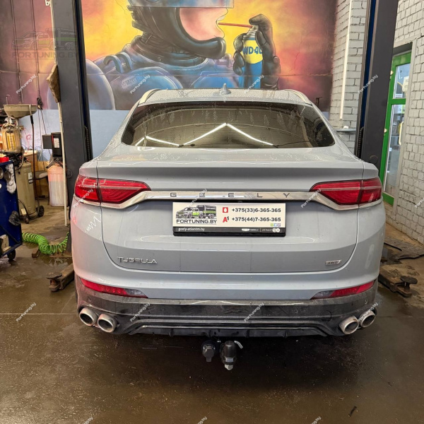 Фаркоп ПТ Групп (Россия) «быстросъемный под квадрат» для Geely Tugella I (2019-)