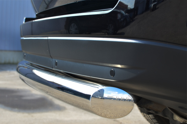 Фото Защита заднего бампера d76 (дуга) LAND ROVER Vogue 2013