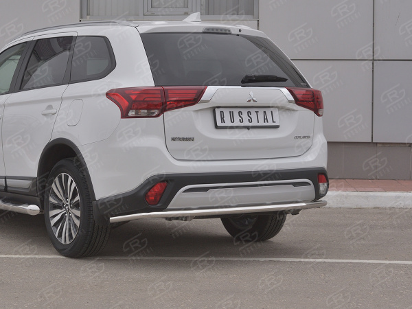 Фото Защита заднего бампера d42 (секции) MITSUBISHI Outlander 2018-
