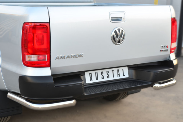 Фото Защита заднего бампера уголки d63 VOLKSWAGEN Amarok 2009-2015