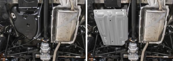 Фото Защита топливного бака Rival для Renault Duster 4WD 2011-2015 2015-