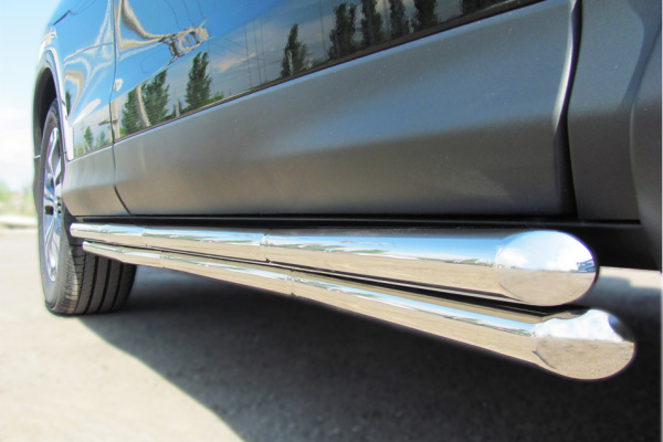 Фото Пороги труба d42/42 (секции) HONDA CR-V 2.0 2013-2015