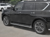 Фото Защита порогов d42 (секции) INFINITI QX80 2018-