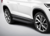 Фото Пороги алюминиевые Rival "Premium-Black" для Skoda Kodiaq 2017-
