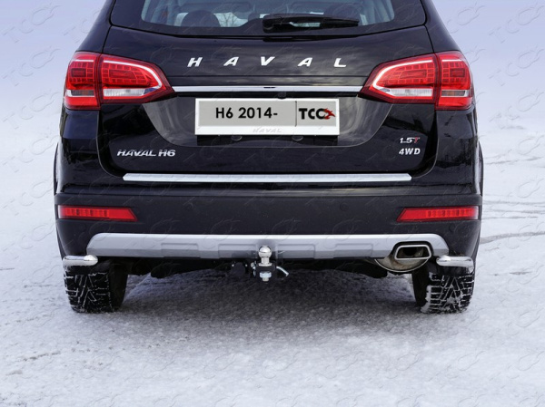 Фото Защита задняя (уголки) 42,4 мм для Haval H6 2015-