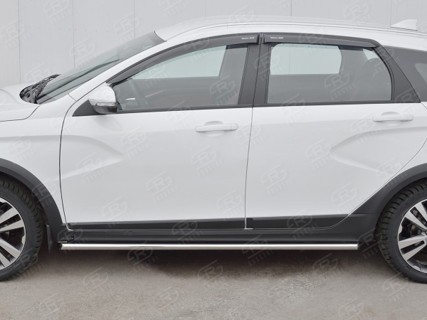 Фото Пороги труба d42 (вариант 1) LADA VESTA SW CROSS 2017-