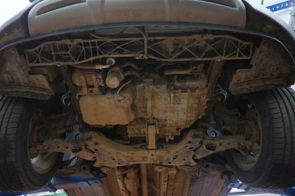 Фото Композитная защита картера и АКПП Hyundai Santa Fe (2012 по наст.)