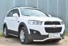 Пороги труба d63 (вариант 2) CHEVROLET Captiva 2013-2016
