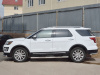 Пороги труба d76 с накладкой (вариант 3) FORD EXPLORER 2016-2017