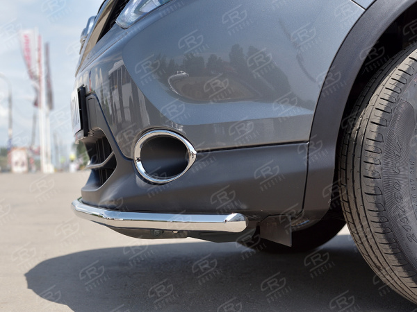 Фото Защита переднего бампера d42 секция NISSAN QASHQAI 2015 SPB