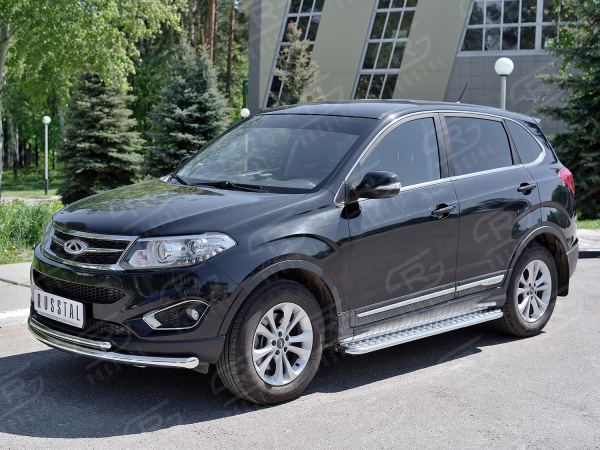 Фото Защита переднего бампера d63 дуга-d42 дуга CHERY TIGGO 5 2014