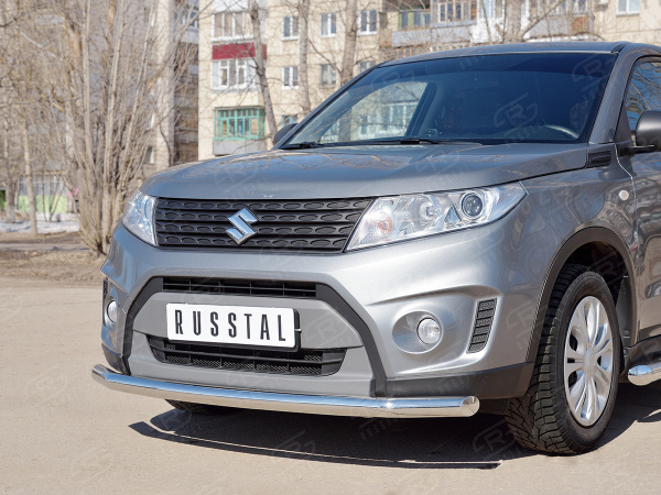 Фото Защита переднего бампера d63 секции SUZUKI VITARA 2015-