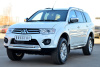 Фото Защита переднего бампера d76 (дуга) d42 (дуга) MITSUBISHI Pajero Sport 2013-2015