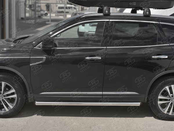 Фото Пороги труба d63 (вариант 1) RENAULT KOLEOS 2017-