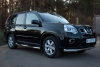 Пороги труба d76 с накладками (вариант 3) NISSAN X-Trail 2011-2014