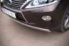 Фото Защита переднего бампера d75х42 овал Lexus RX270/350/450 2009-2012