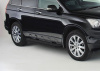 Фото Пороги алюминиевые Rival "Premium-Black" для Honda CR-V 2007-2010-2012