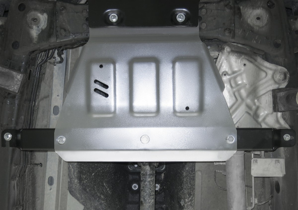 Фото Защита РК Rival для Volkswagen Amarok 2016-н.в., алюминий 4 мм, с крепежом, 333.5857.1