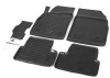 Автомобильные коврики Rival для Opel Astra J 2009-н.в., полиуретан, с крепежом, с перемычкой, 5 шт., 14202006