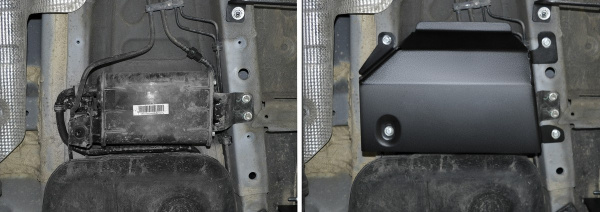 Фото Защита адсорбера Автоброня для Geely Atlas 2018-