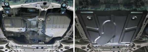 Фото Защита картера и КПП Автоброня для Toyota RAV4 V-2,0 MT; 2,0 КПП; 2,2D AT 2013-2015 2015-