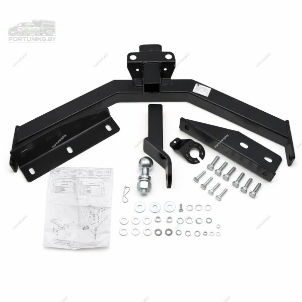 Фаркоп Bizon (Россия) «быстросъемный под квадрат» для Acura MDX III (2013-2020)