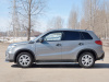 Пороги труба d42 с листом (лист алюм, проф. нерж) (вариант 1) SUZUKI VITARA 2015-