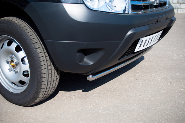Фото Защита переднего бампера d42 (дуга) RENAULT Duster 4x2 2011-2014
