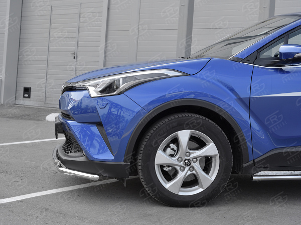 Фото Защита переднего бампера d42 секции-d42 дуга TOYOTA C-HR 2018-