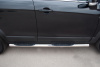 Фото Пороги труба d76 с накладками (вариант 3) CHEVROLET Captiva 2011-2013