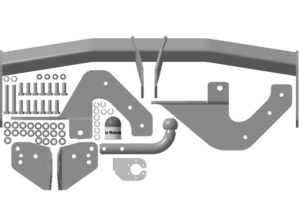 фото Фаркоп Мотодор для Toyota RAV4 «XA40» IV «рестайлинг» (2013-2019)